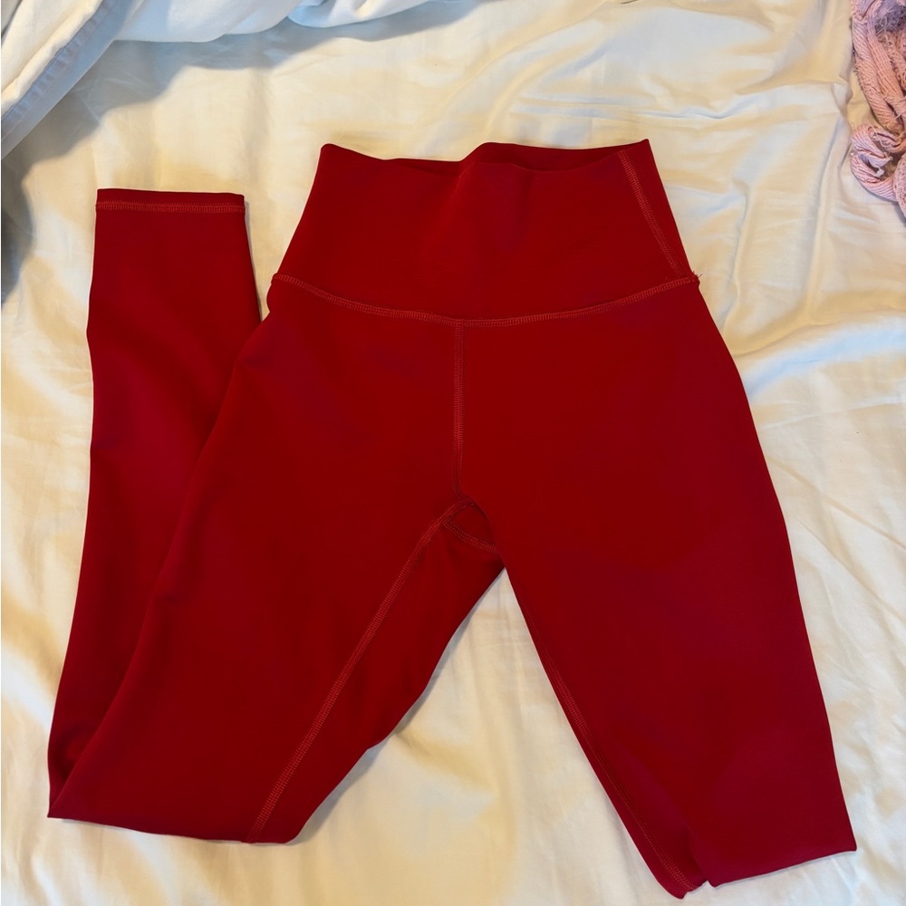 ALO Yoga Red Leggings